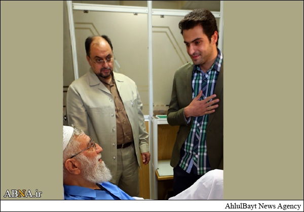 عکس/ عیادت علی ضیا از رهبر معظم انقلاب